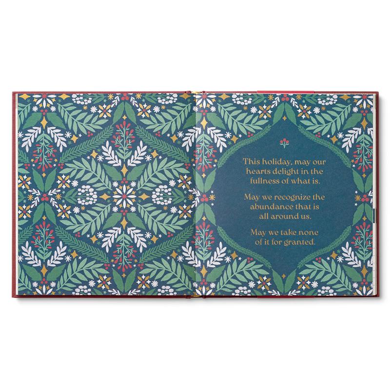 Our Holidays Keepsake Fill-In Memory Book Interior Page Example 1