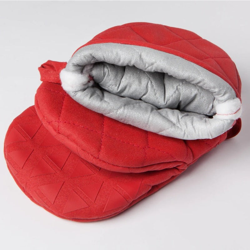 Grabber Oven Mitt - Red Interior