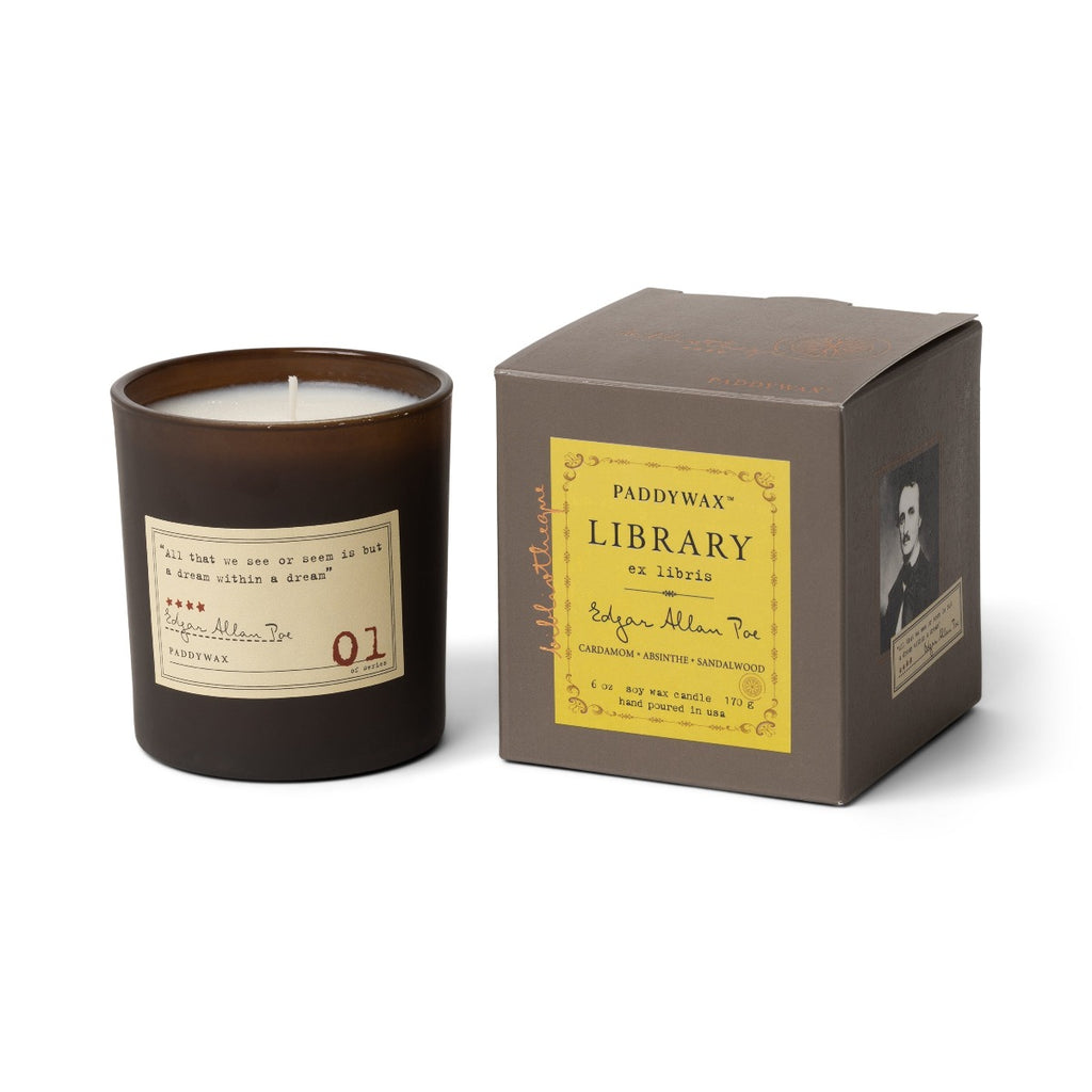 Library 6 oz Candle - Edgar Allan Poe