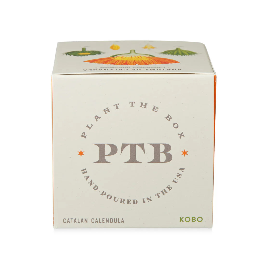 Catalan Calendula - Pure Soy Candle Plantable Box