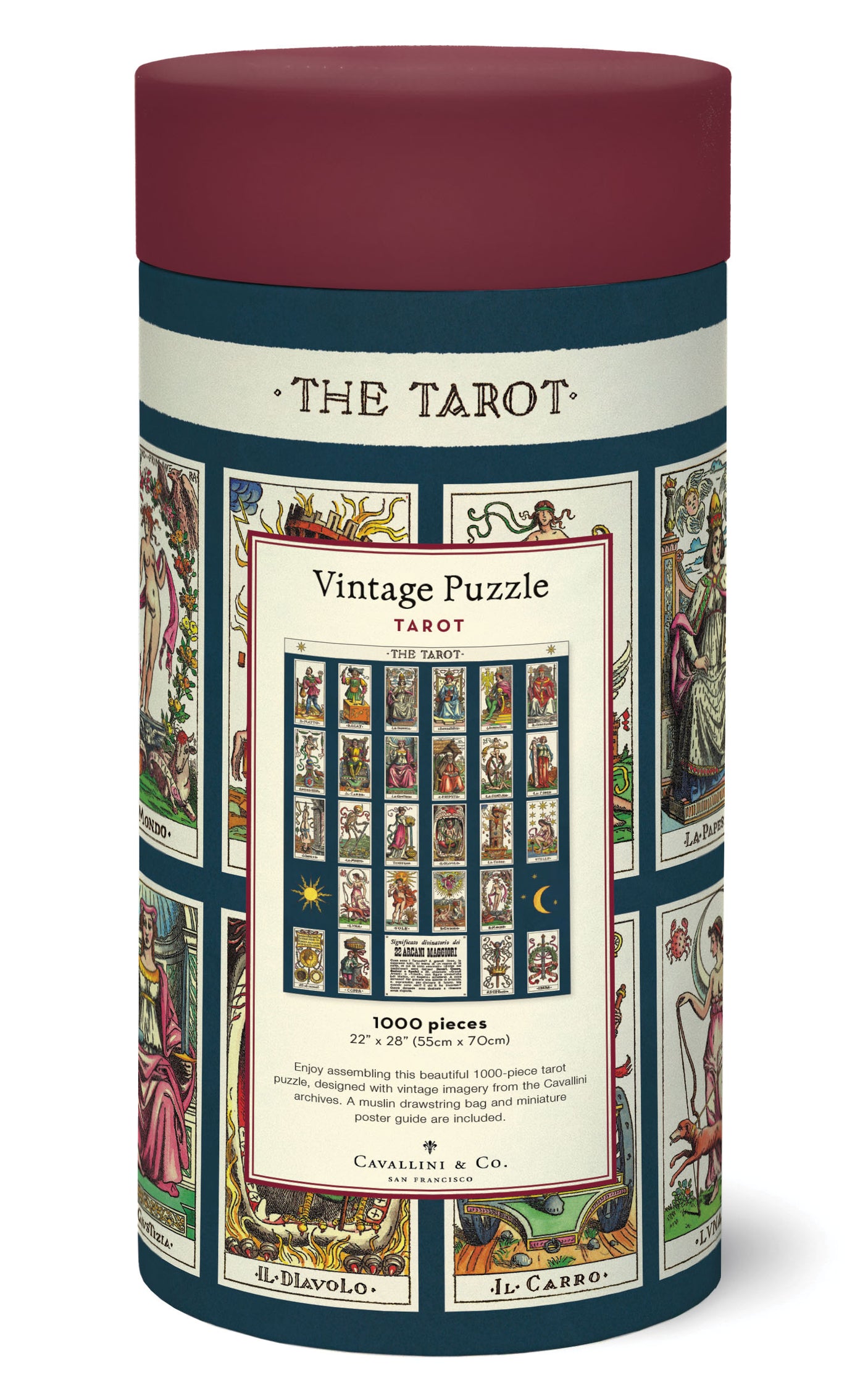 1000-Piece Vintage-Style Puzzle – Tarot