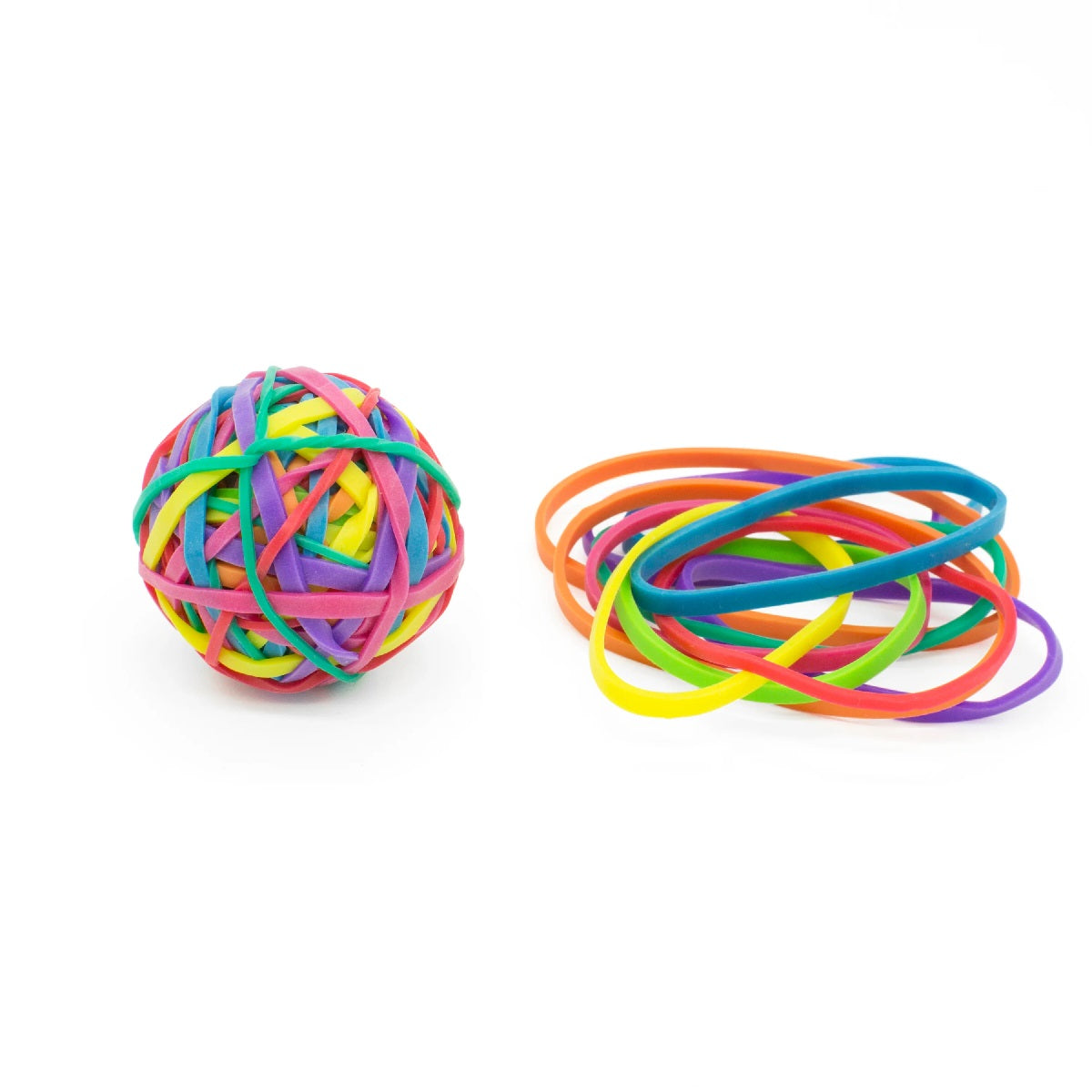 Rainbow Rubberbands Styled