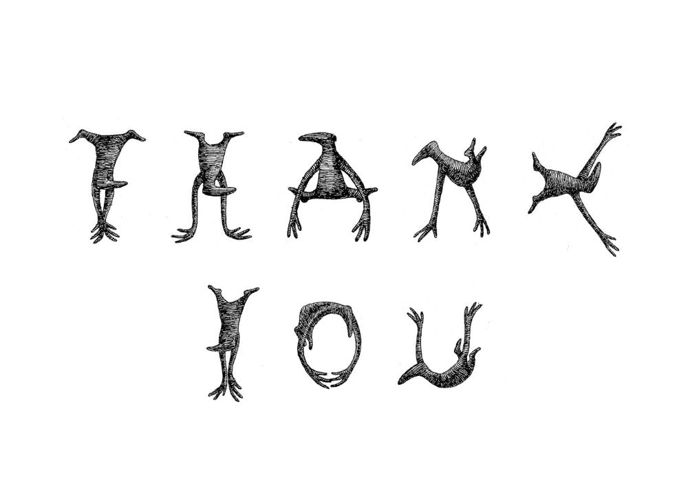 Edward Gorey: Figbash Boxed Thank You Notes Interior