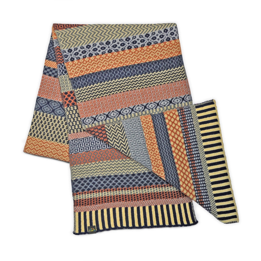Colorful Cotton Knit Scarf