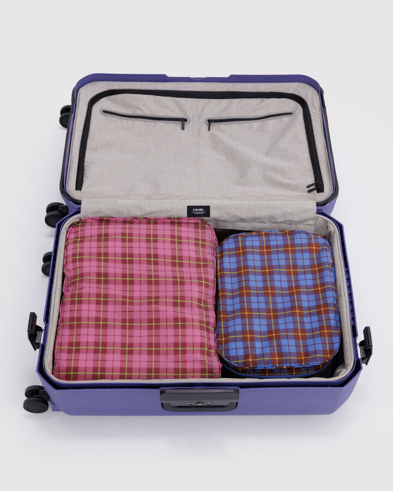 Large Packing Cube Set - Check Mix