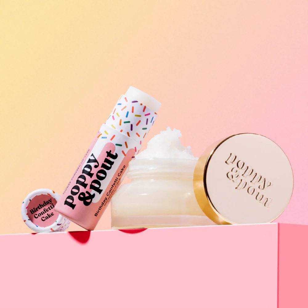 Birthday Confetti Cake Lip Gift Set