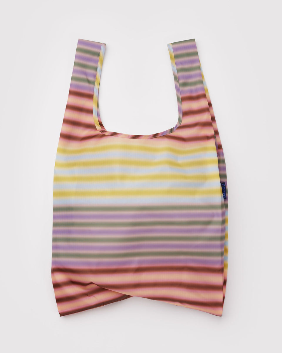 Standard Baggu Reusable Shopping Bag - Gradient Stripe Multi
