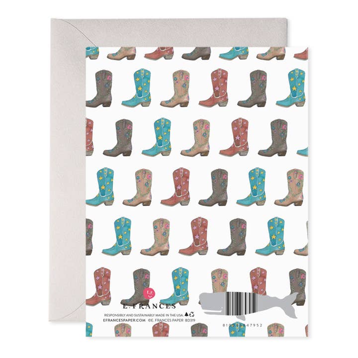 Giddy Up It's Your Birthday Western Theme Birthday Card
