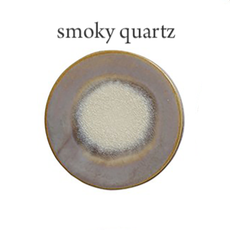 Stoneware Agate Trivet Coaster Smoky Quartz