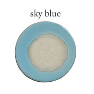 Stoneware Agate Trivet Coaster Sky Blue