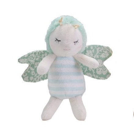 Cute Plush Love Bug Blue Stripes