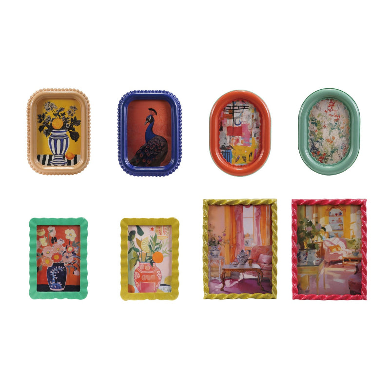 Colorful Photo Frame (Hangs or Sits)