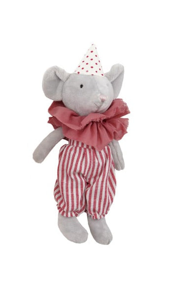 Plush Animal in Ruffle Collar & Clothes