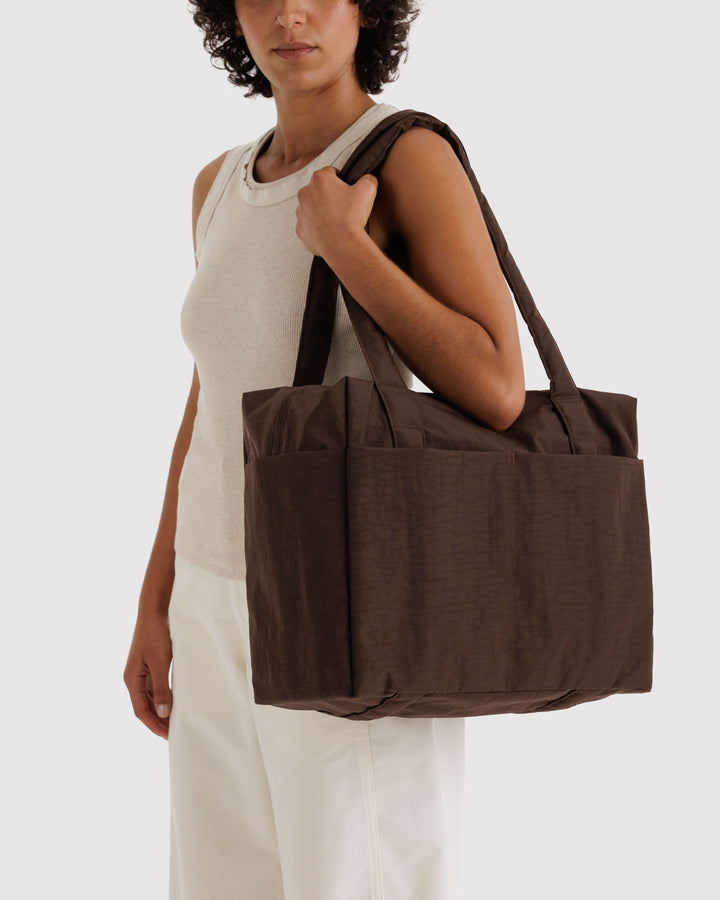 Small Cloud Carry-On Tote - Coffee