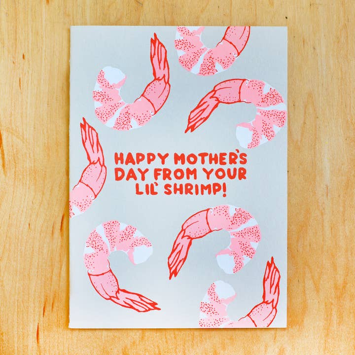 Screen Printed Mother's Day Greeting Card