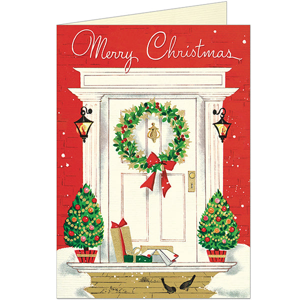 Merry Christmas Home Holiday Greeting Card