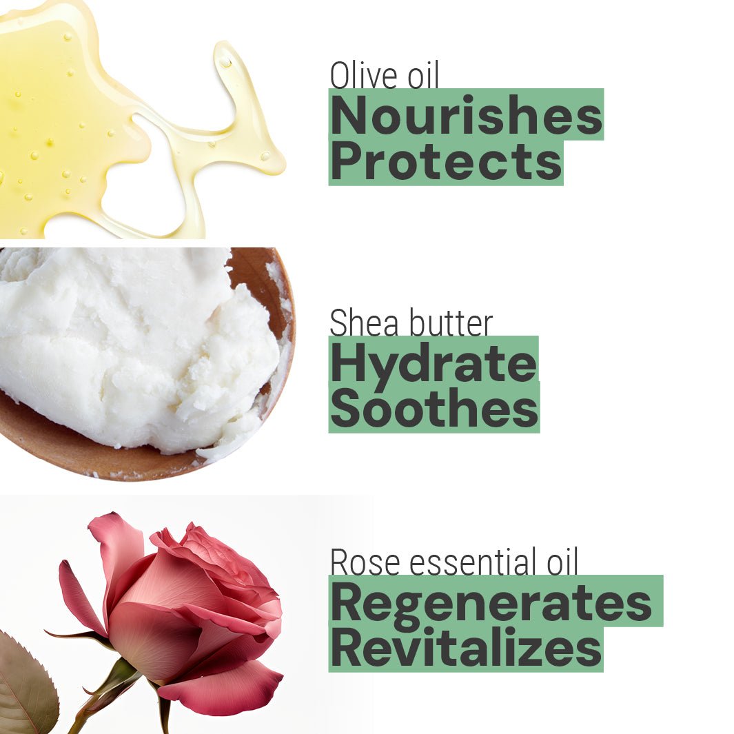 Rose Essential Oil Shea Butter Hand Cream