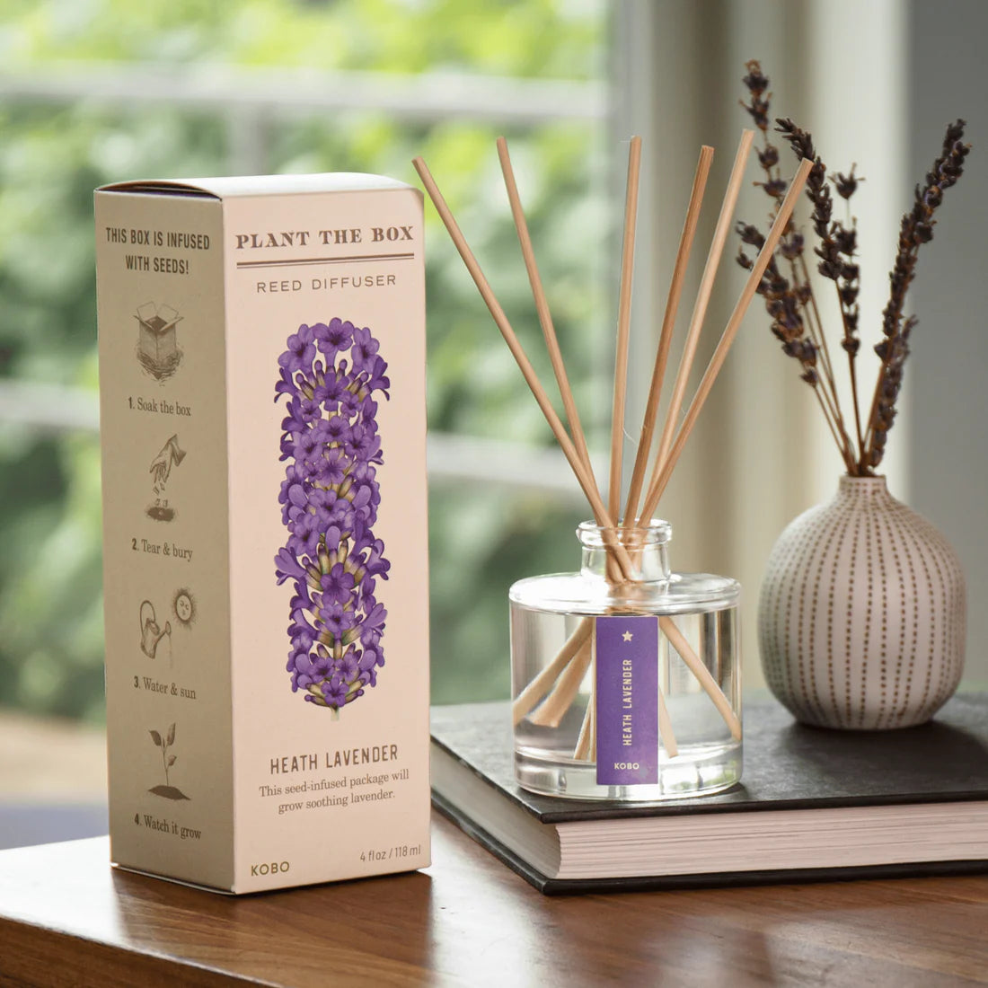 Heath Lavender - Plant The Box Scented Reed Diffuser