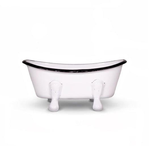 White - Farmhouse Bathtub Soap Dish