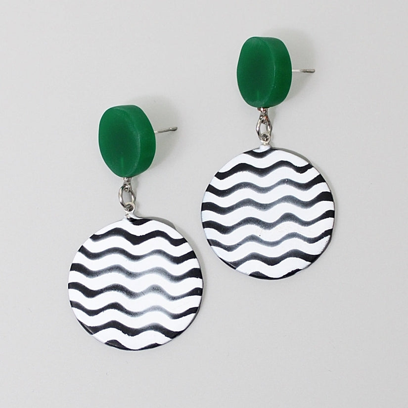 Emerald - Lunetta Earrings