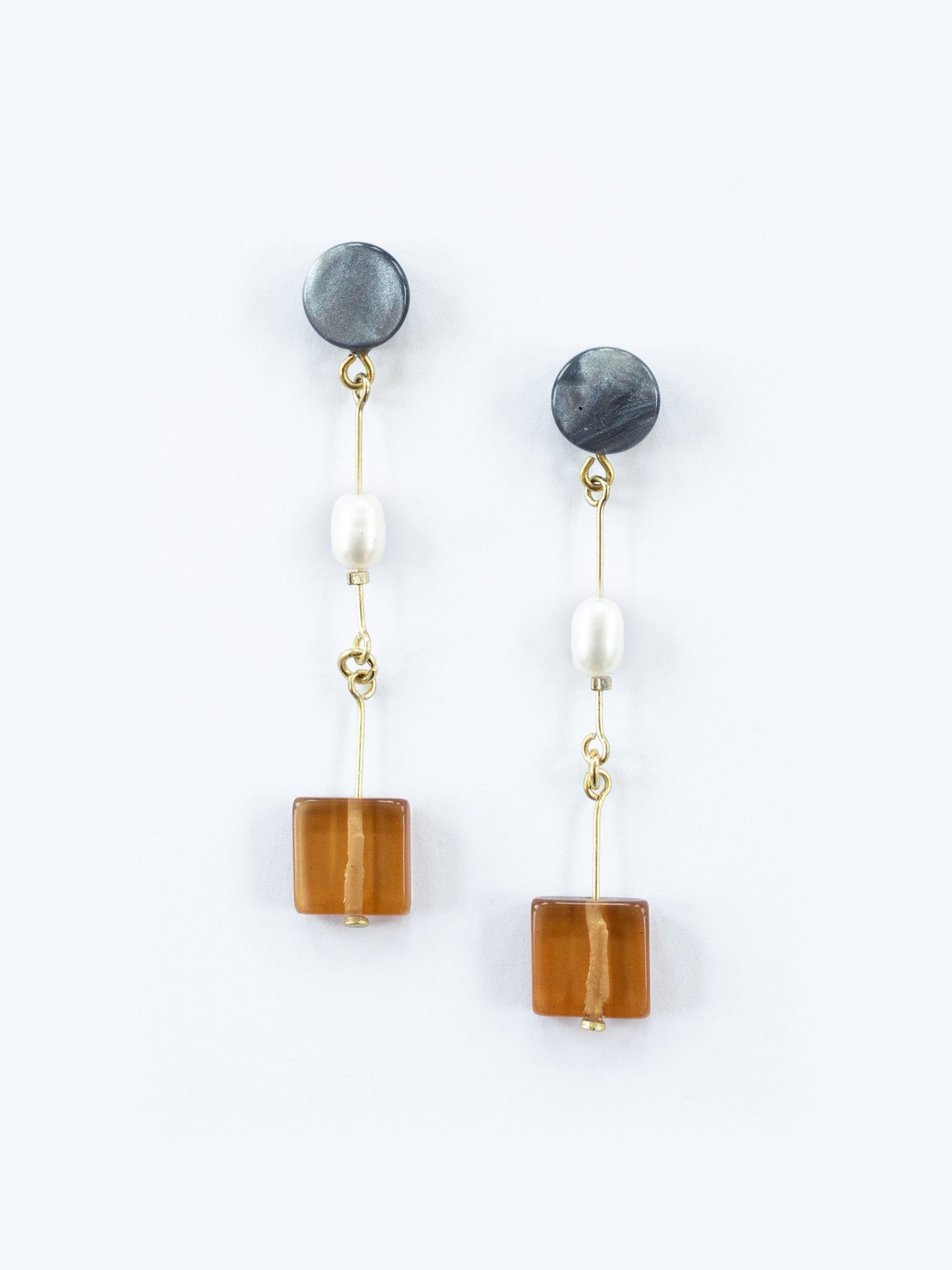 Cubist Dangle Earrings