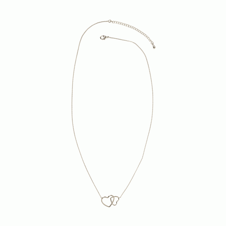 Linked Hearts Delicate Necklace