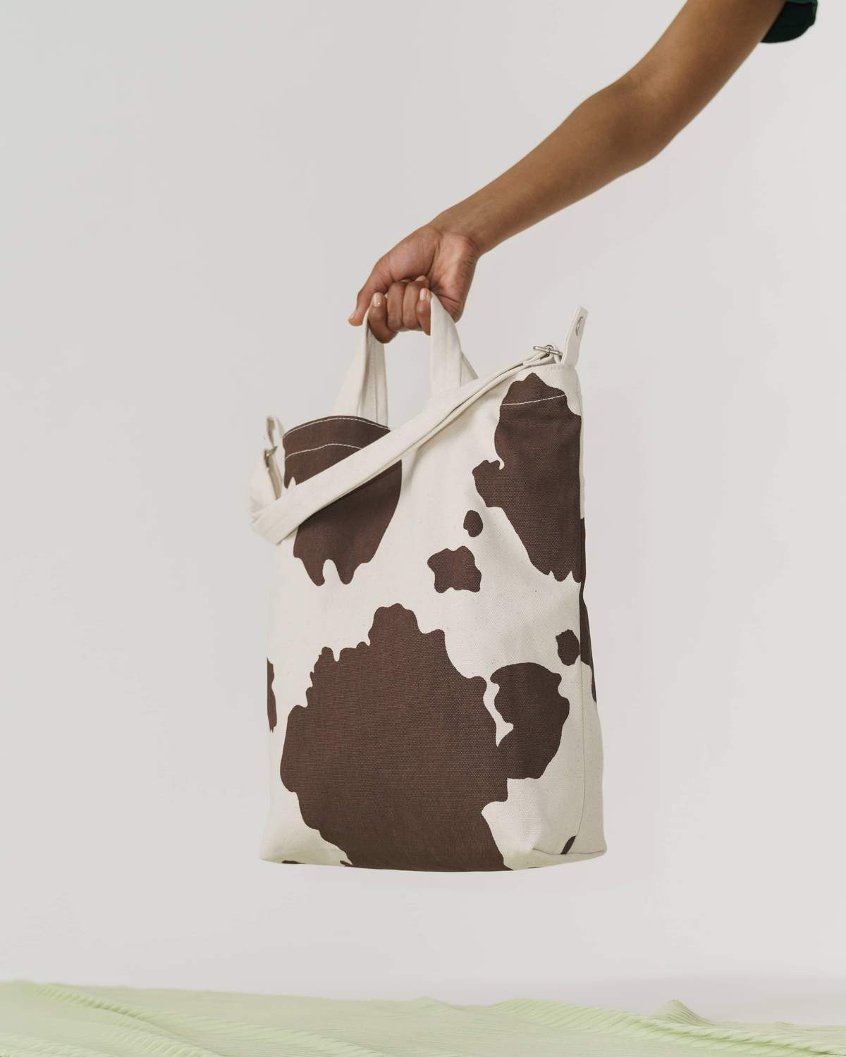 Baggu Canvas Duck Tote Bag Brown Cow