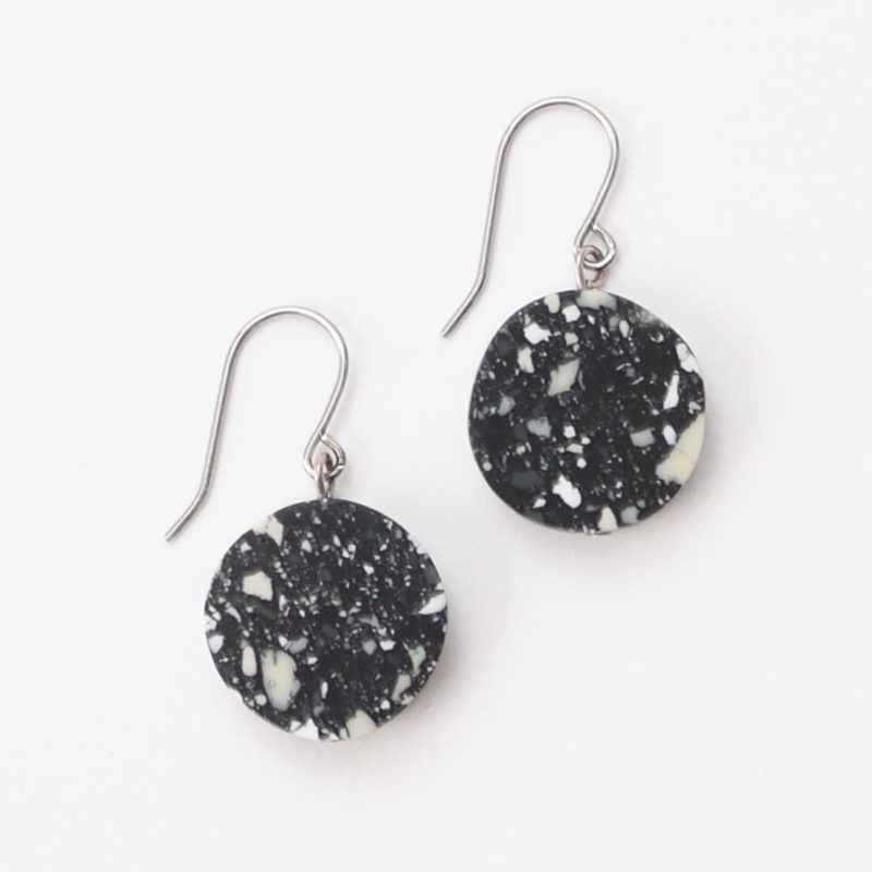 Black Granite - Sophie Earrings