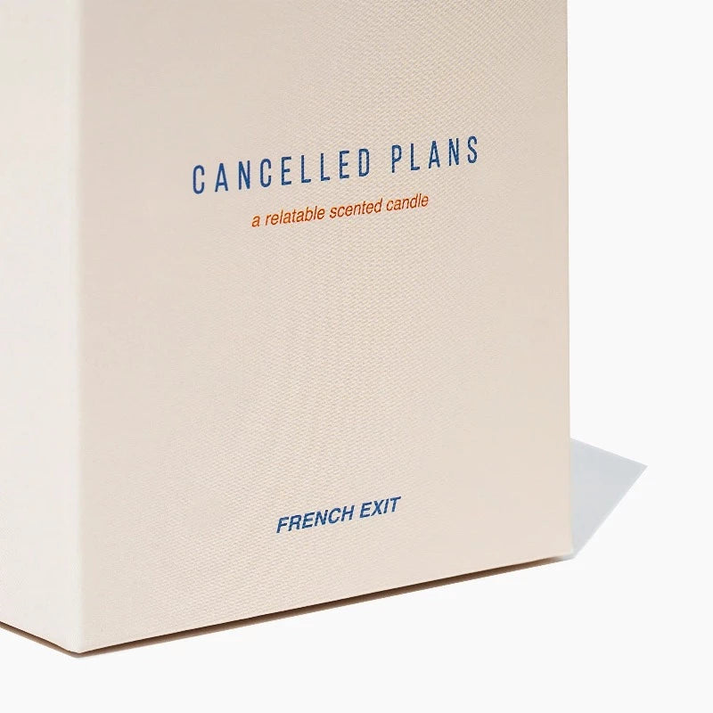 Cancelled Plans A Relatable Scented Candle French Exit