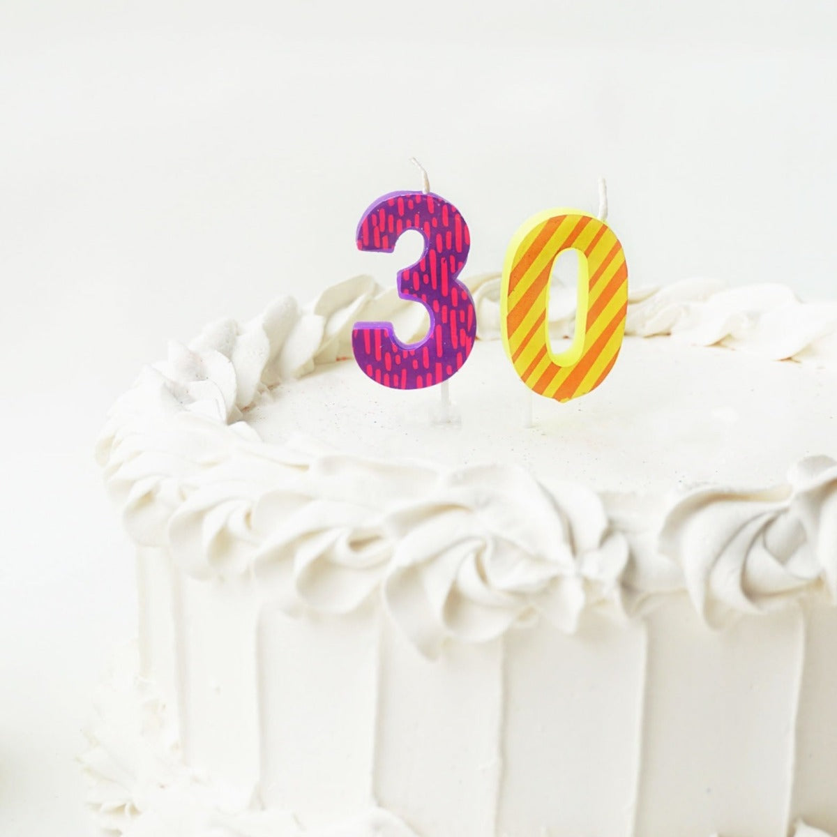 50% Off Final Sale - Number Candles Cake Topper Birthday Party Supplies 0-9