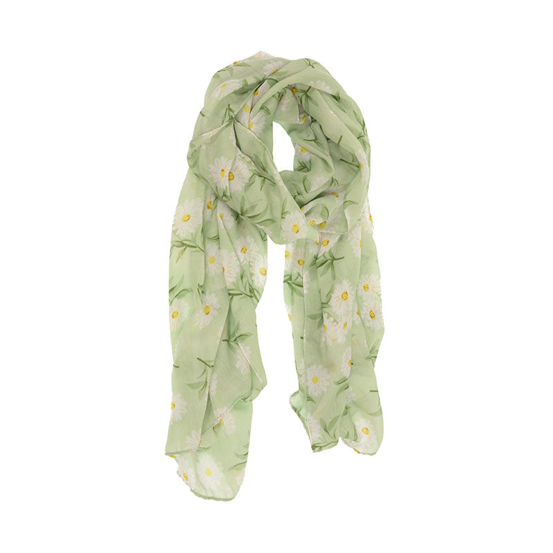 Mint Daisy Scarf