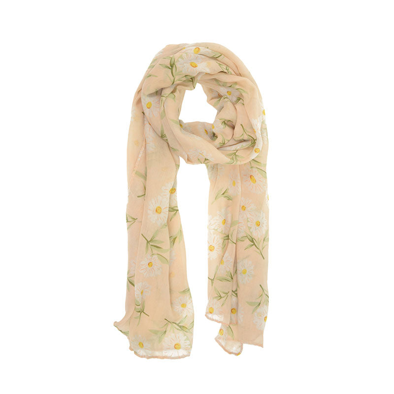 Light Pink Daisy Scarf