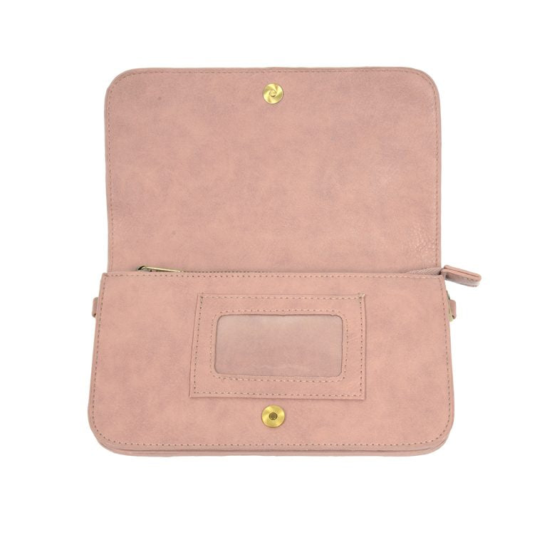 Blush Pink - Vegan Leather Multi Mia Crossbody