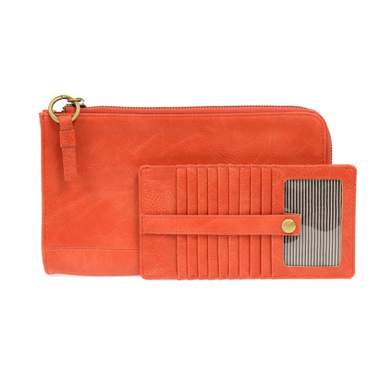 Coral - Vegan Leather Karina Convertible Bag