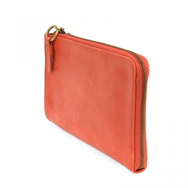 Coral - Vegan Leather Karina Convertible Bag