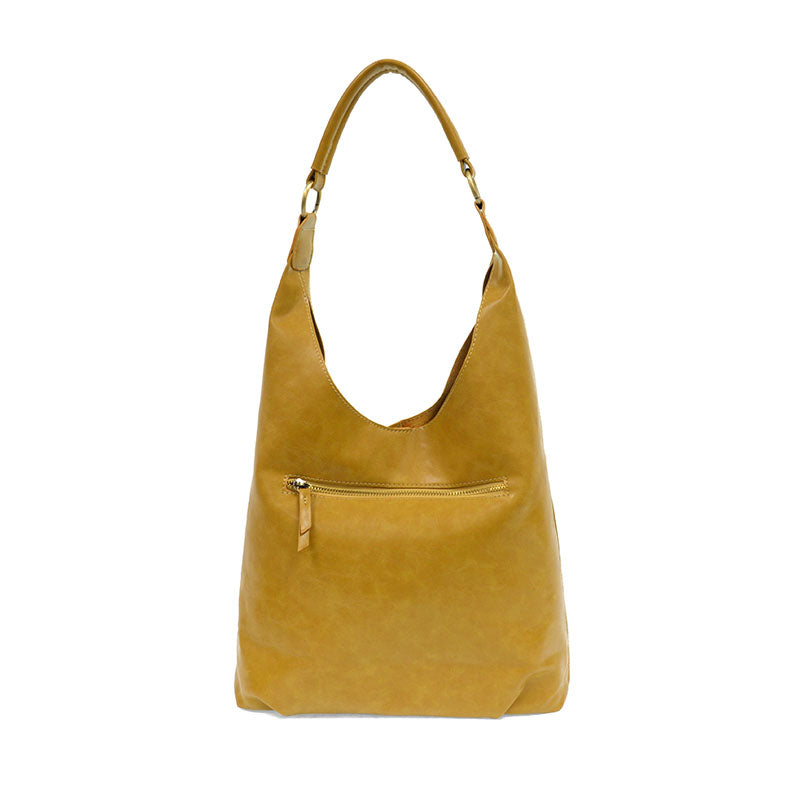 Saffron - Vegan Leather Dani Vintage Hobo Bag