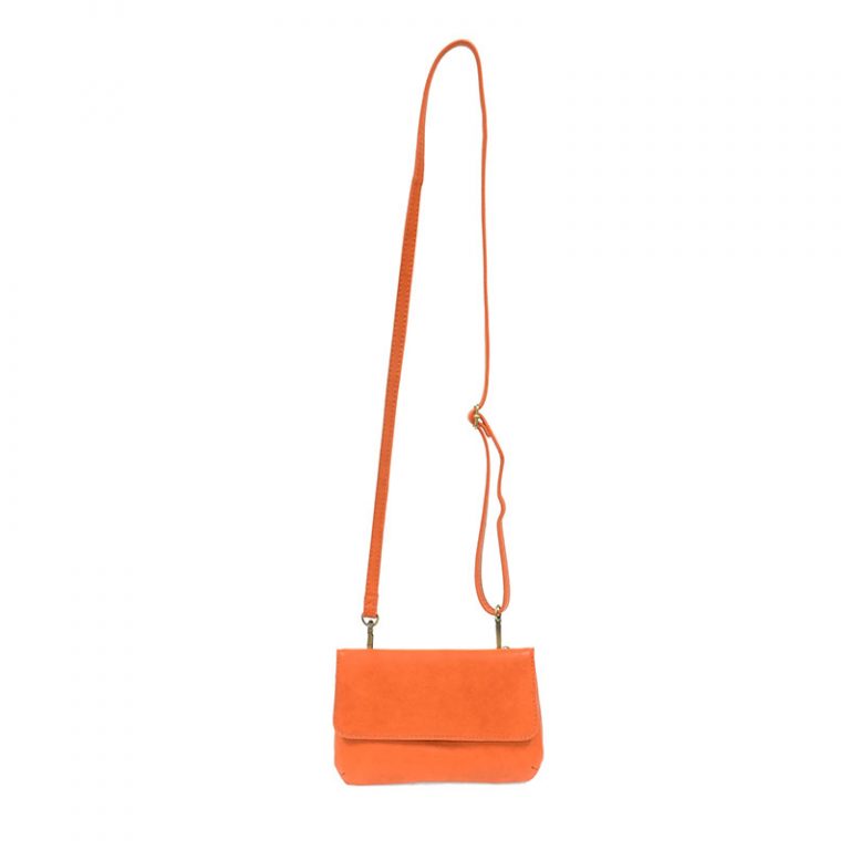 Papaya - Vegan Leather Evie Crossbody