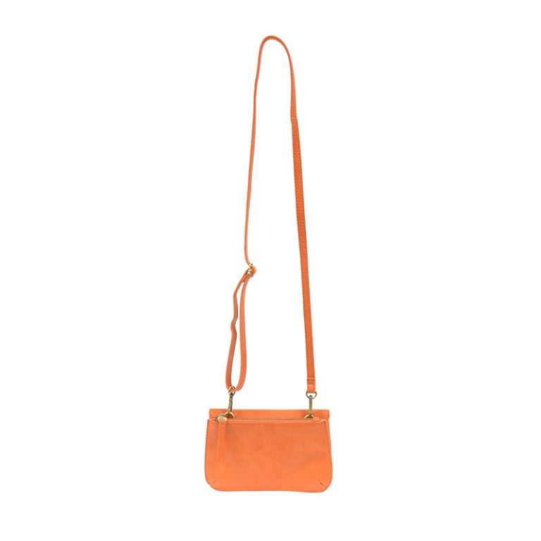 Papaya - Vegan Leather Evie Crossbody