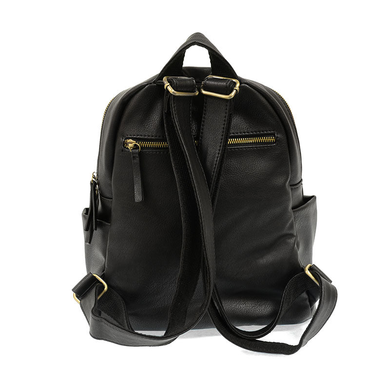 Black - Vegan Leather Bailey Backpack