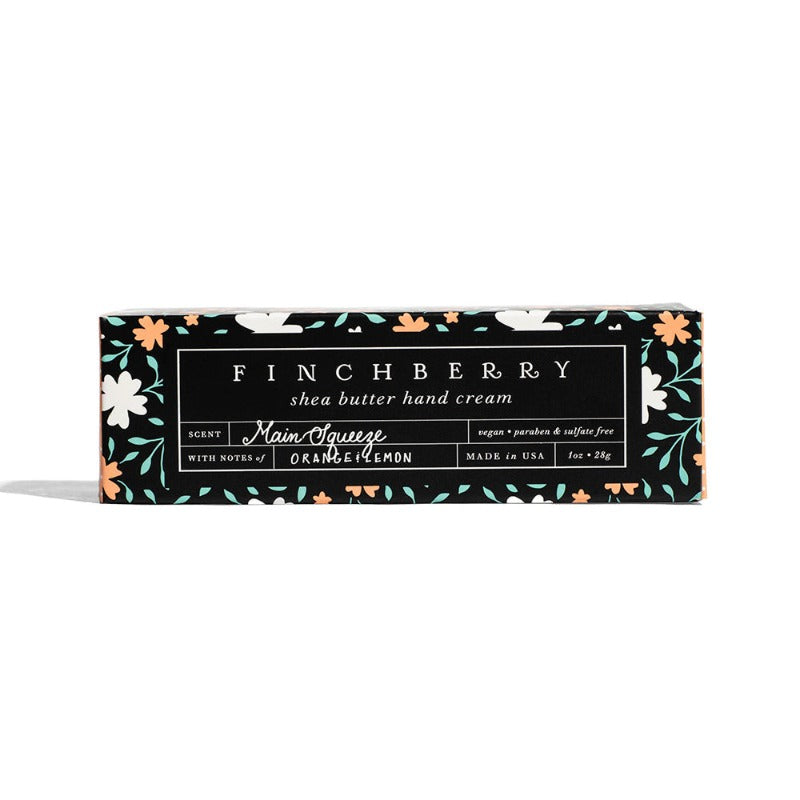Finchberry Mini Hand Cream with Box. Main Squeeze Shea Butter Hand Cream Travel Size - 1oz