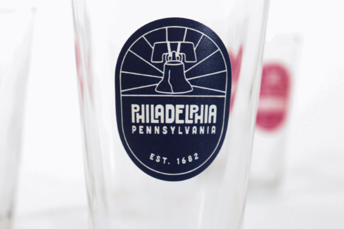 50% Off Final Sale - Philadelphia Tumbler Pint Glass (Hello World Exclusive) - Hello World Modern Mercantile