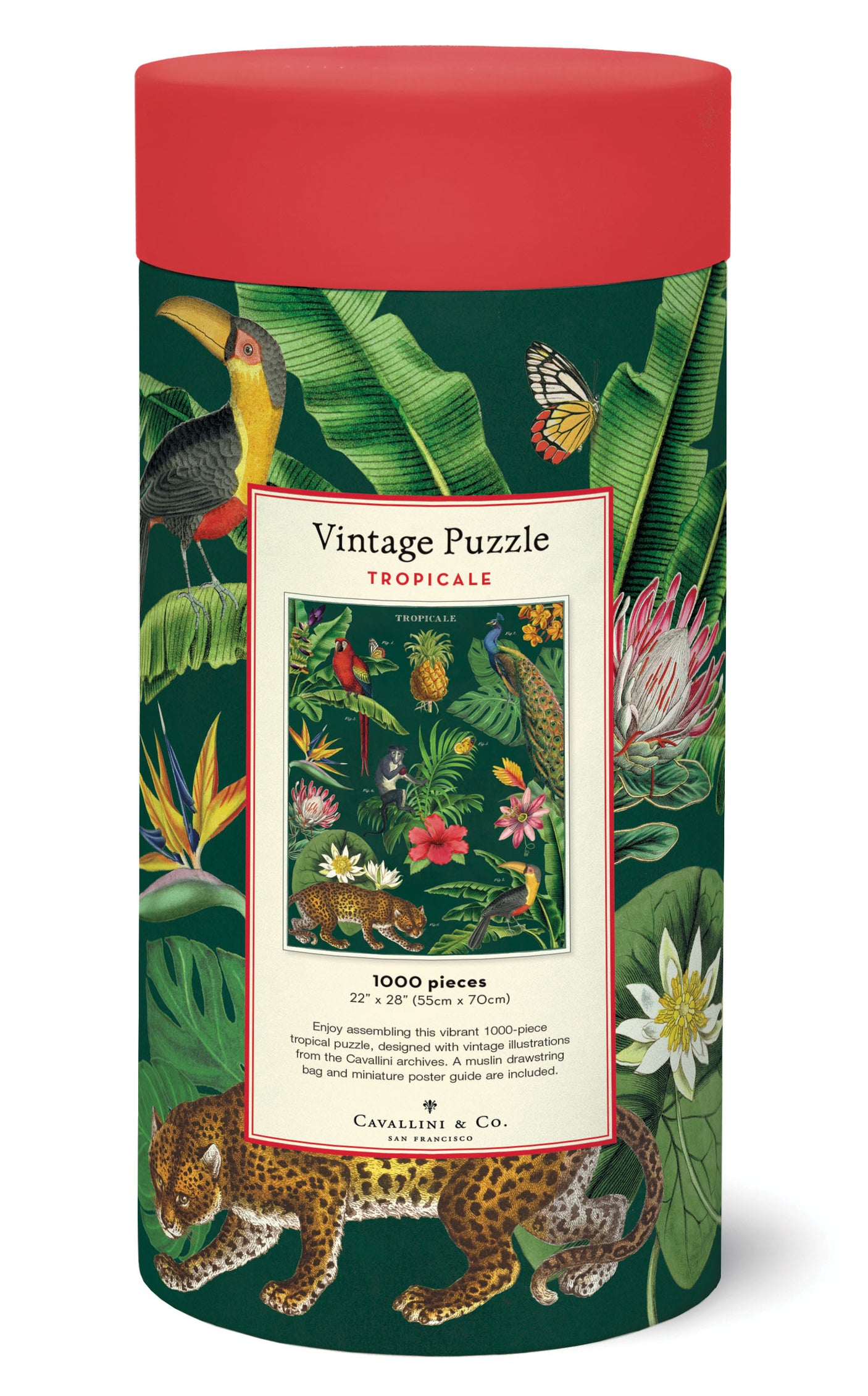 1000-Piece Vintage-Style Puzzle – Tropicale