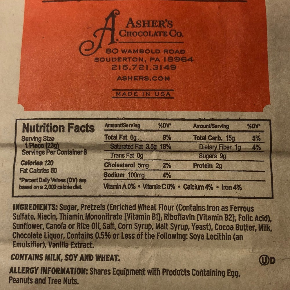 Milk Chocolate Pretzels Bag