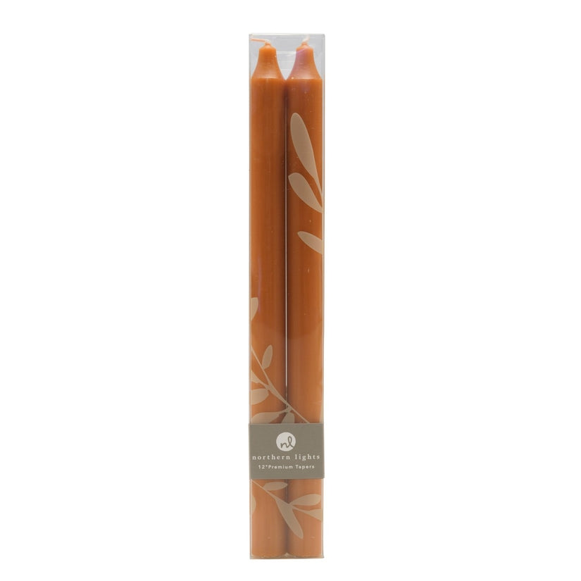 12" Taper Candlesticks (2pc) - Terracotta