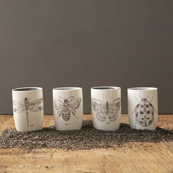 Ceramic Tumbler Glasses : Pollinators