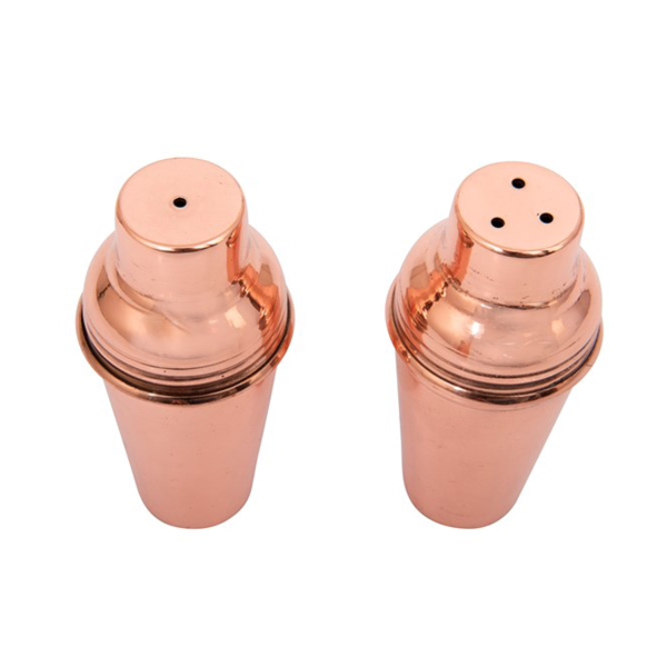 Salt & Pepper Shakers, Copper Finish