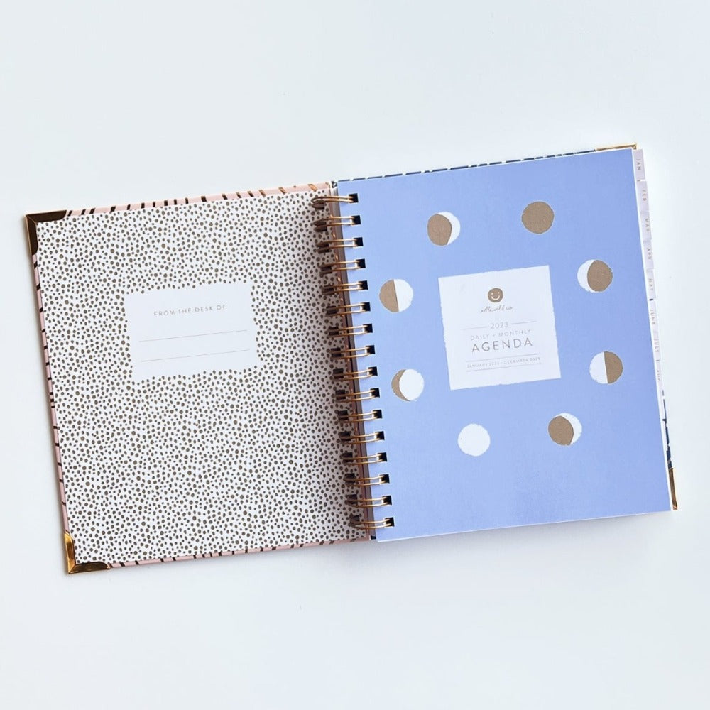 Idlewild Co. 2023 Sun & Moon Spiral Bound Planner - 12 Months