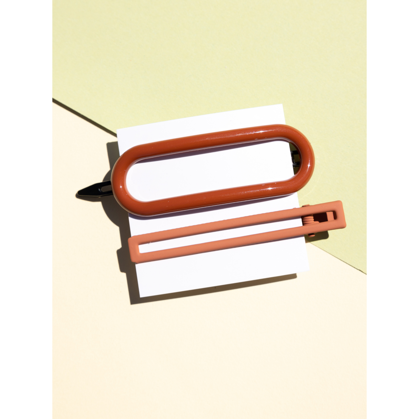 Orange — BYRON Hair Clip Set