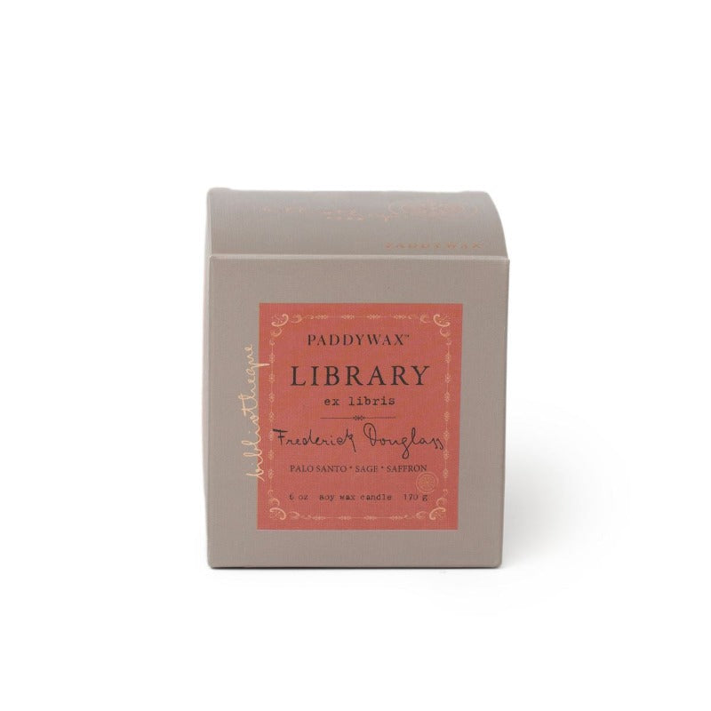 Library 6 oz Candle - Frederick Douglass Boxed