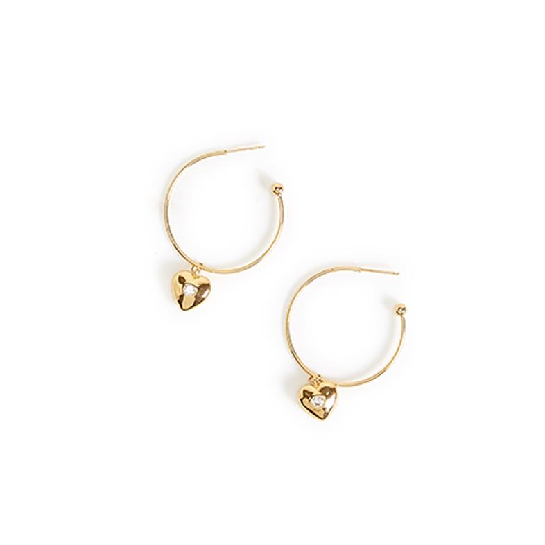 Charm Hoop Earrings